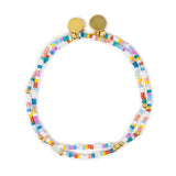 Carnival Stretch Bracelet w/ Gold