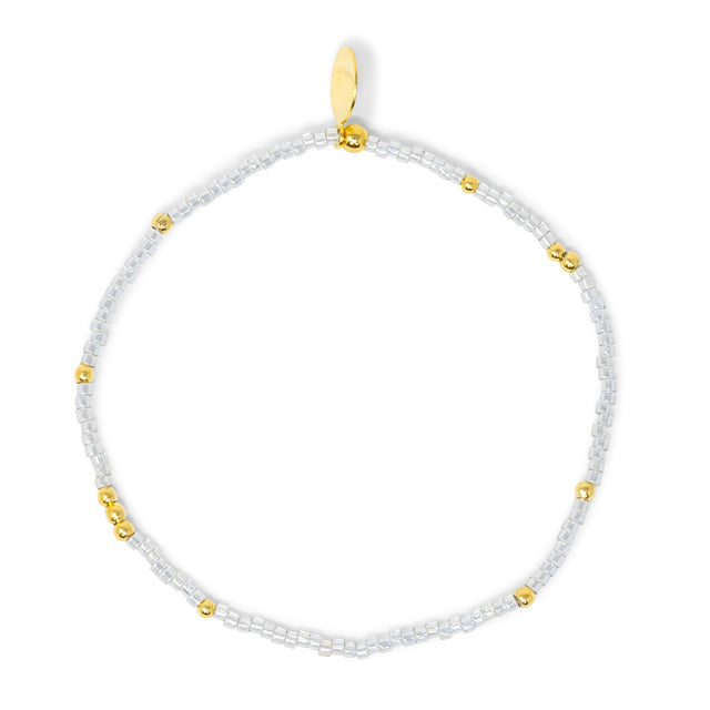 Haze & Gold Stretch Bracelet