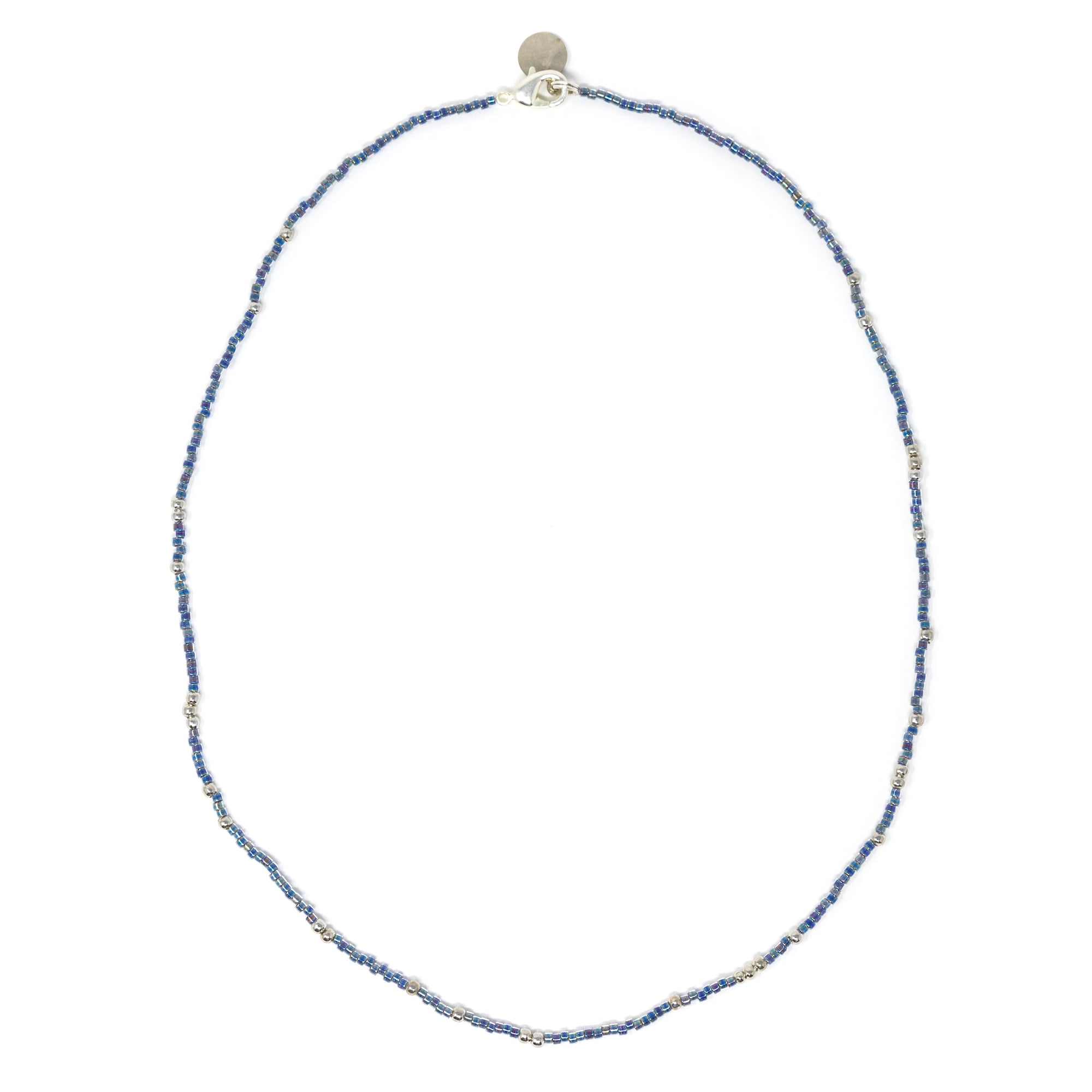 Marina Blue & Silver Necklace