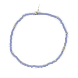 Denim & Silver Stretch Bracelet
