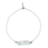 Aquamarine & Silver Stretch