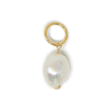 Pearl charm to add to your charm bracelet or necklace on a white background