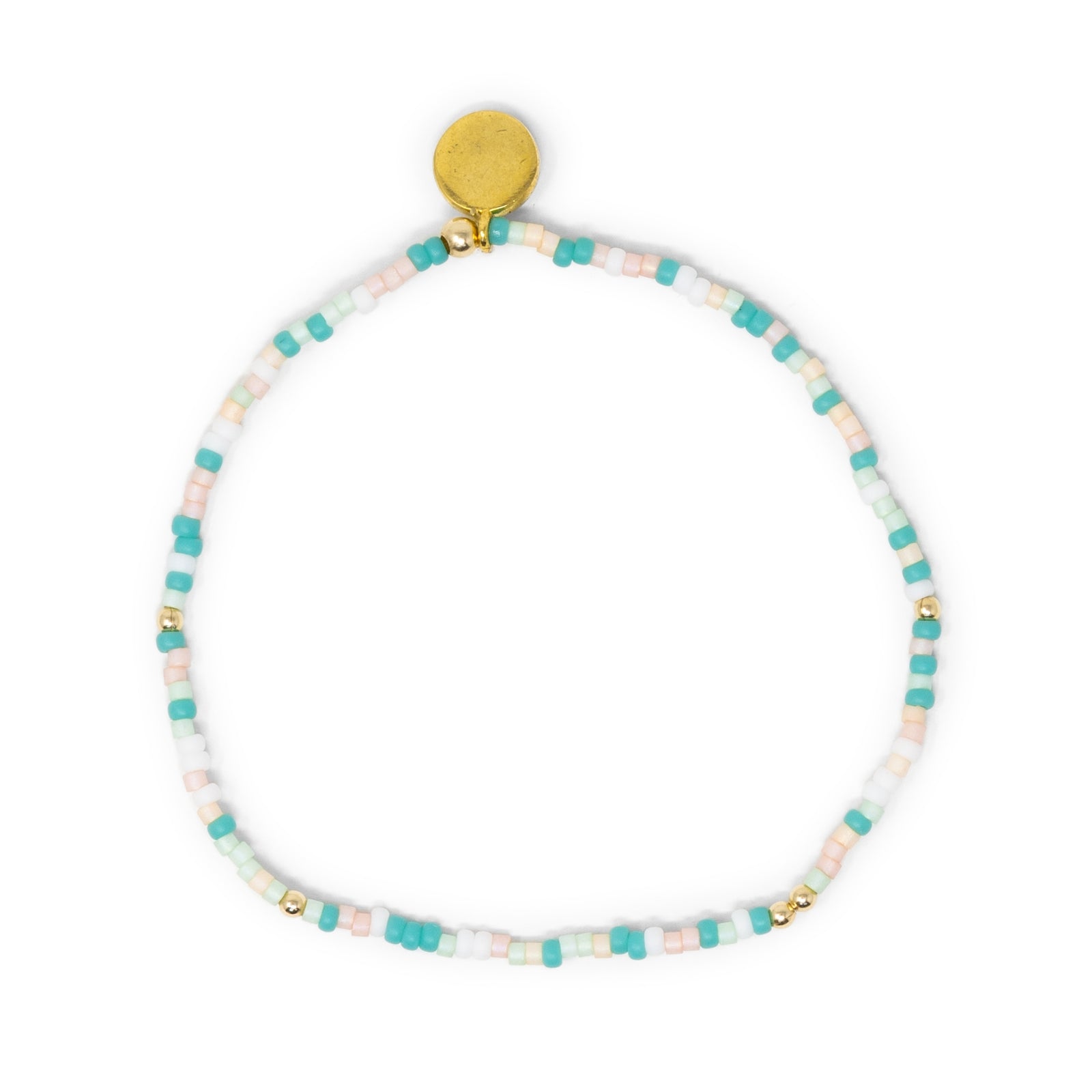 Playa Stretch Bracelet w/ Gold