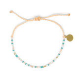 Playa w/ Gold Beads Adustable Bracelet