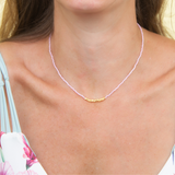 Plum Day to Night Necklace
