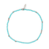 Sparkling Seas Teal & Silver Stretch Bracelet
