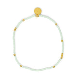 Sparkling Seas Cucumber & Gold Stretch Bracelet