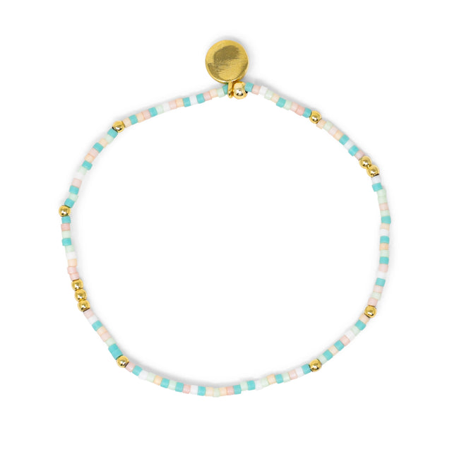 Sparkling Seas Playa & Gold Stretch Bracelet
