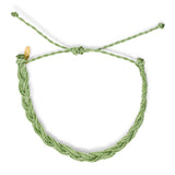 Men's Flat Braid Bracelet- Olive
