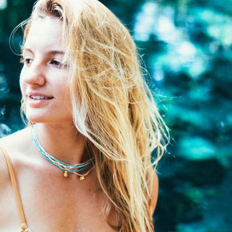 Plum Ellie Tiny Charm Necklace