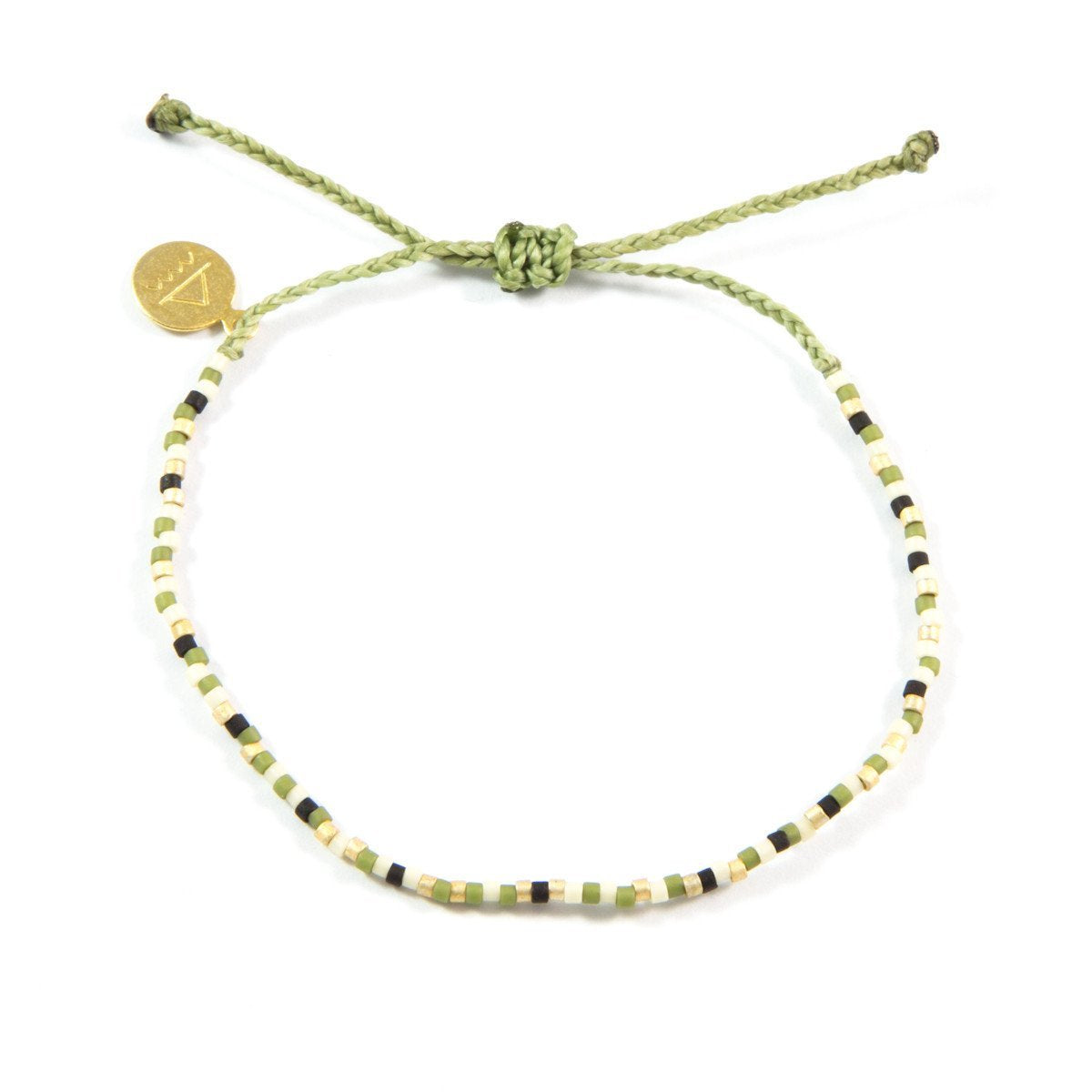 Olive Multi Beaded Bracelet