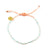 Coral & Teal Multi Color Beaded Bracelet