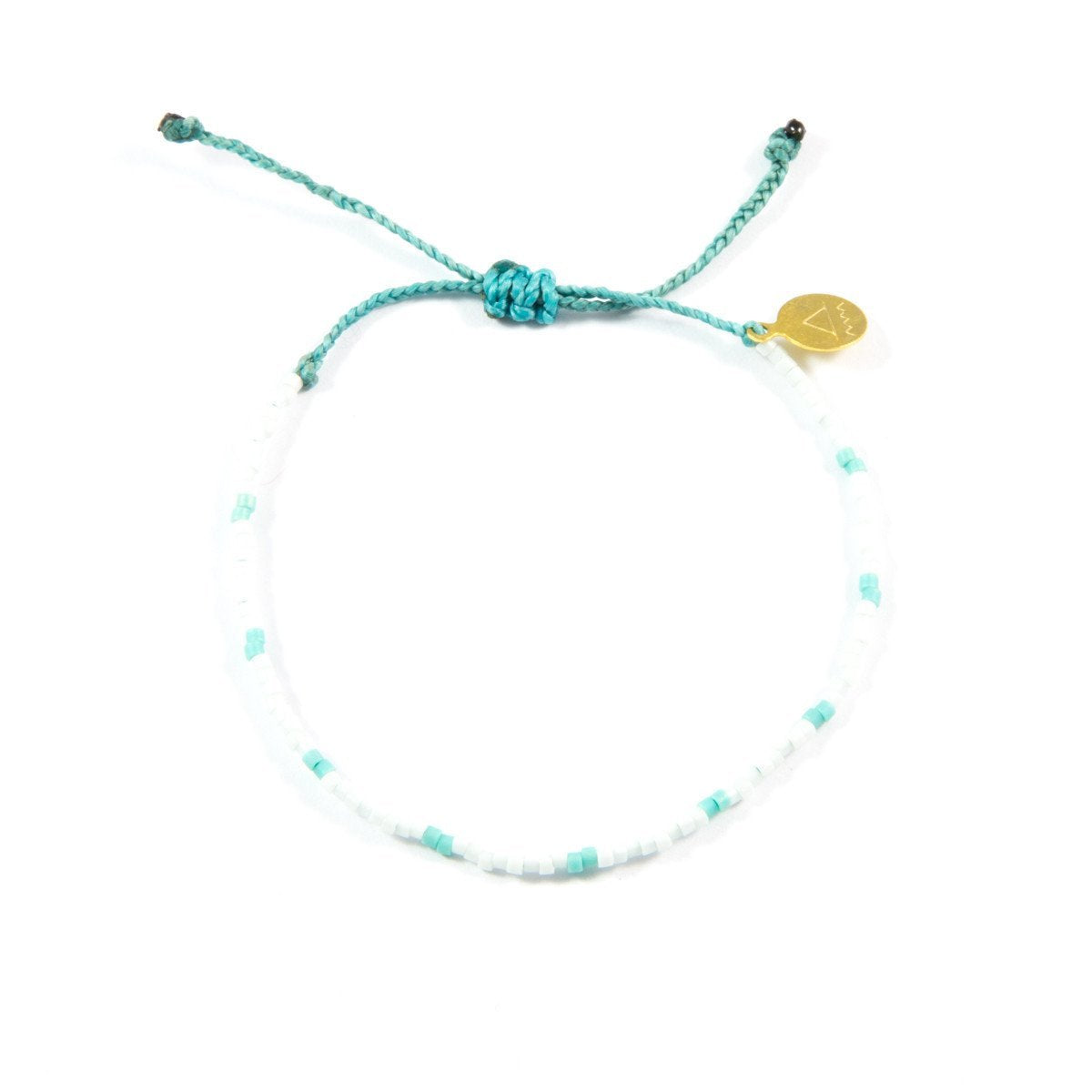 Aqua and White Seed Bead Bracelet – Jewelry Made by Me