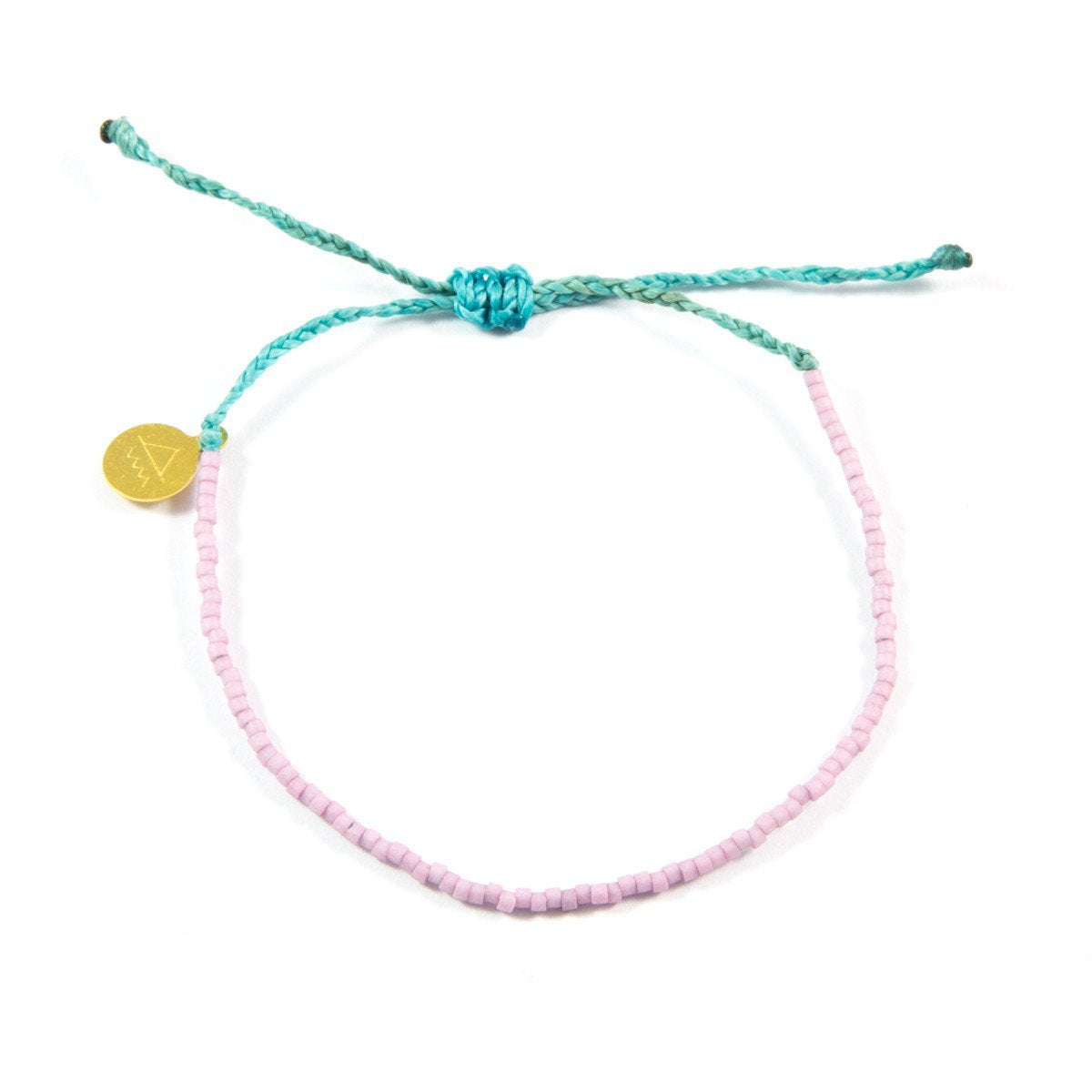 Teal & Plum Beaded Simple Bracelet