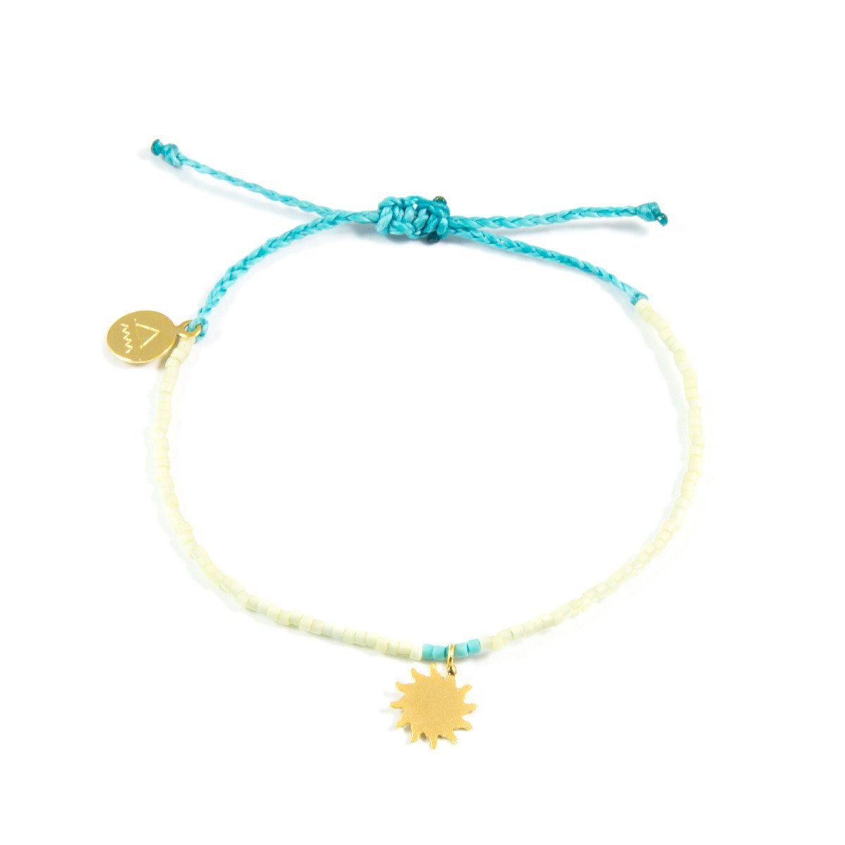 Teal & Pineapple Sun Bracelet