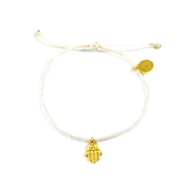 White Party Hamsa Bracelet