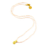 Light Coral Pineapple Tiny Charm Necklace