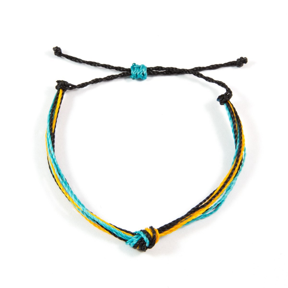 Blue, Orange, & Black Men's Carlos Bracelet