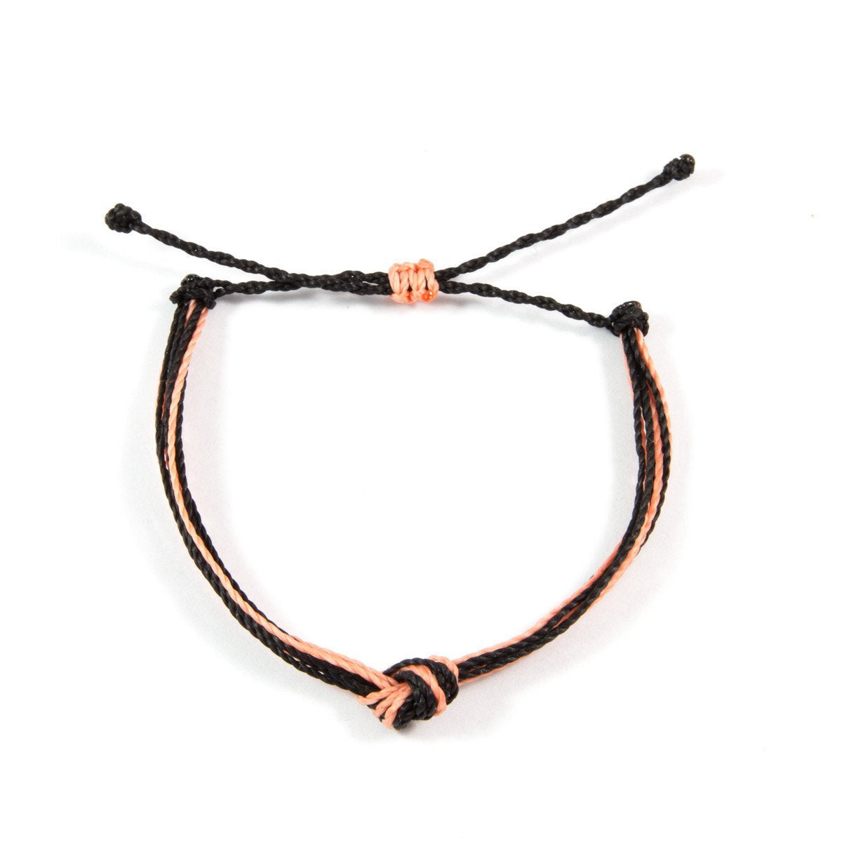 Coral & Black Men's Carlos Bracelet