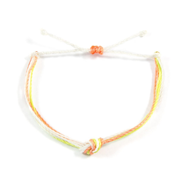 Coral, Green & White Women's Carlos Bracelet