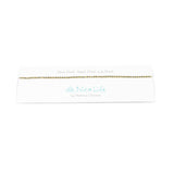 Denim & Gold Sparkle Alternating Mermaid Necklace