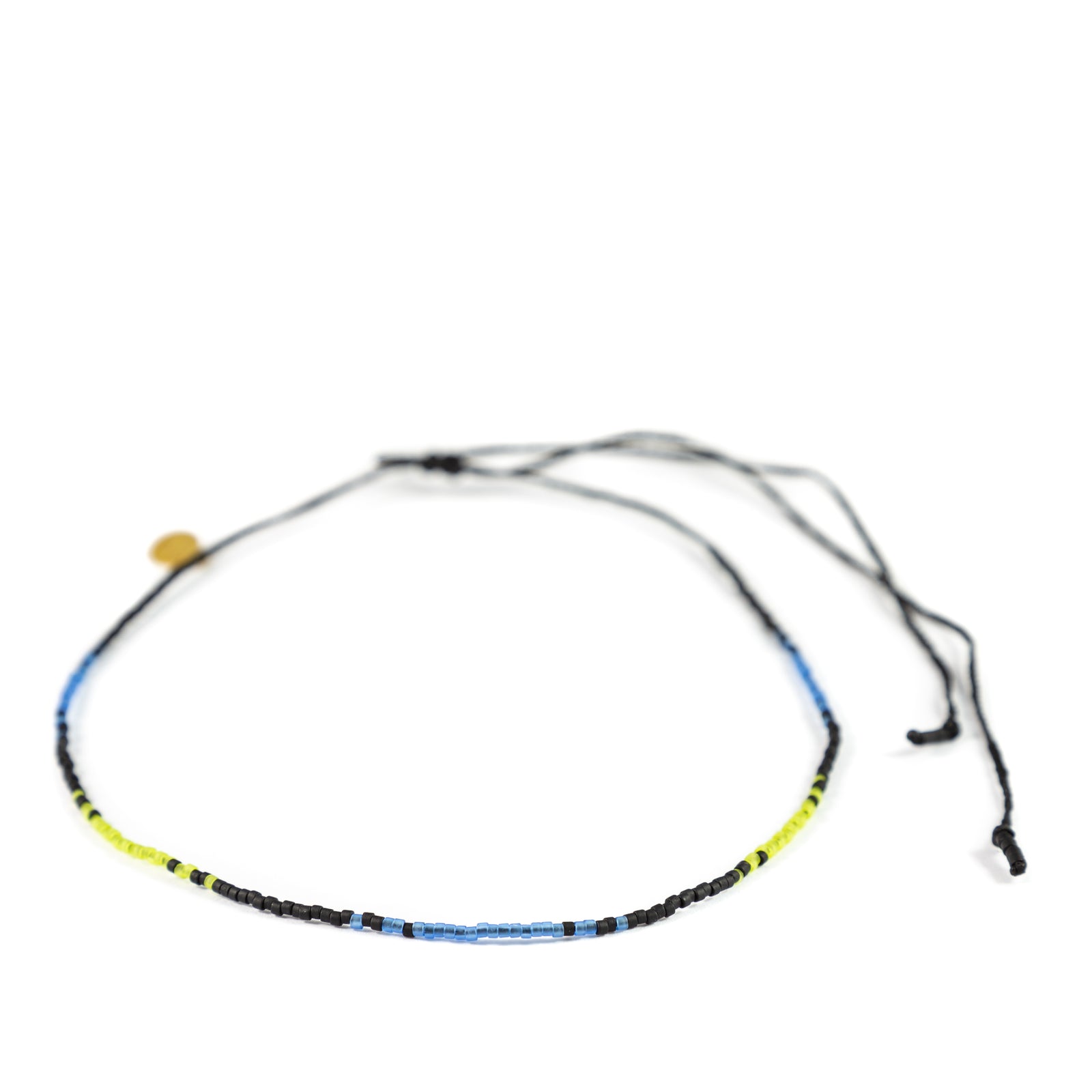 Sea Glass Blue & Green Repeating Ombre Mermaid Necklace