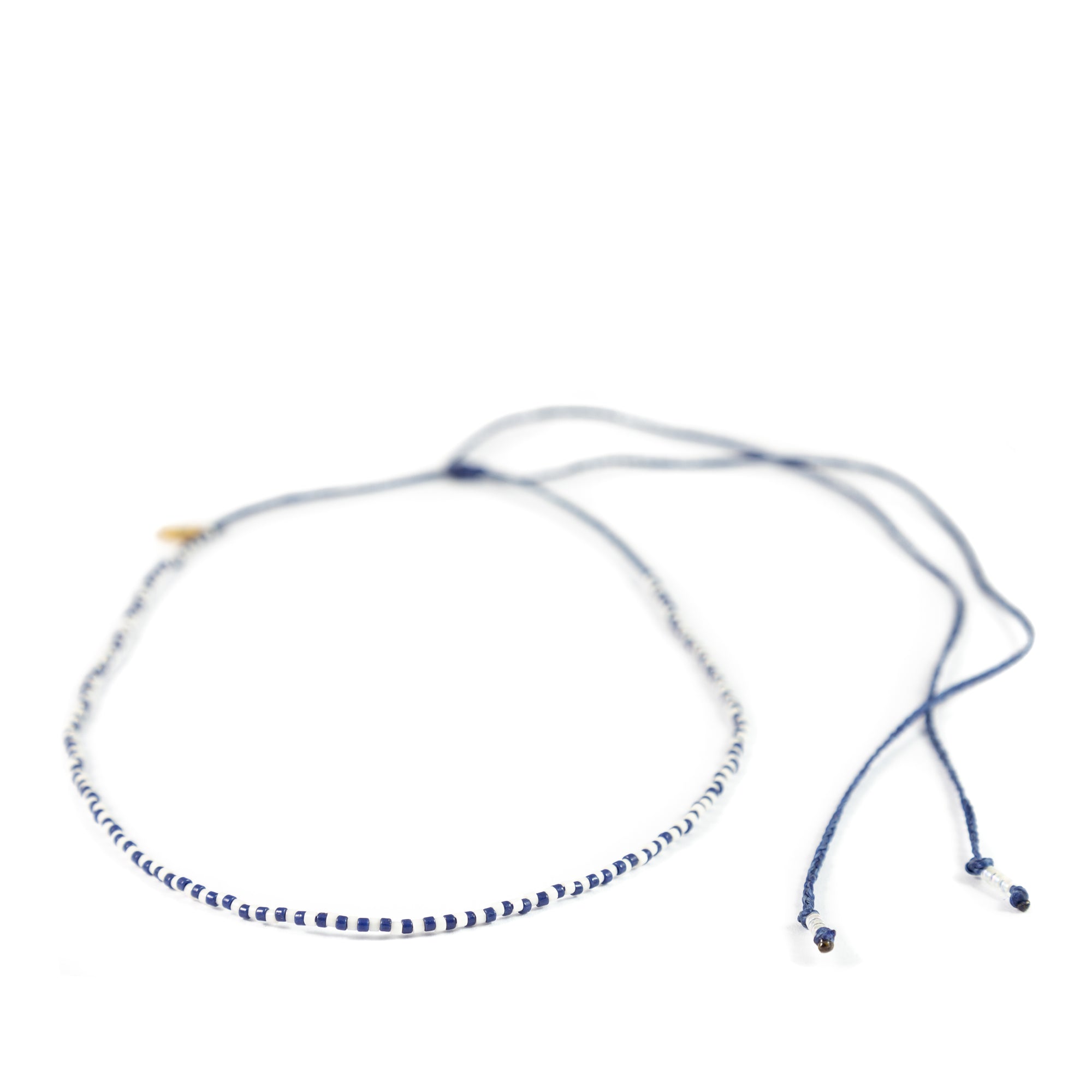 Navy Alternating Mermaid Necklace