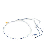 Blues Shades of Giving Pattern Mermaid Necklace
