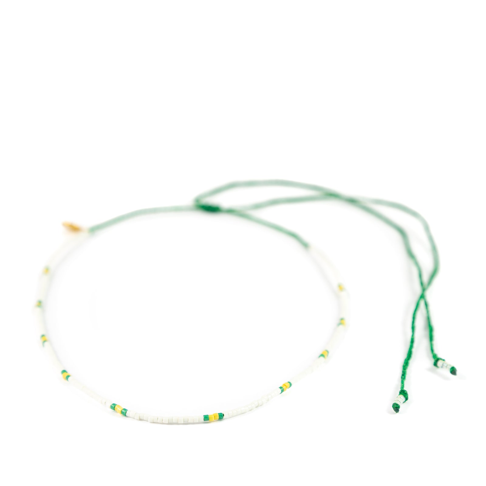 Fern & Sunflower Two Tone Dot Mermaid Necklace