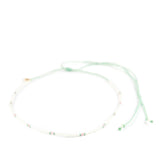 Cucumber & Blush Two Tone Dot Mermaid Necklace