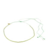 Cucumber & Gold Alternating Memaid Necklace