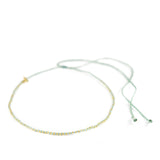 Stormy Ocean & Gold Alternating Mermaid Necklace
