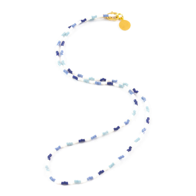 Blues Shades of Giving Wanderlust Necklace