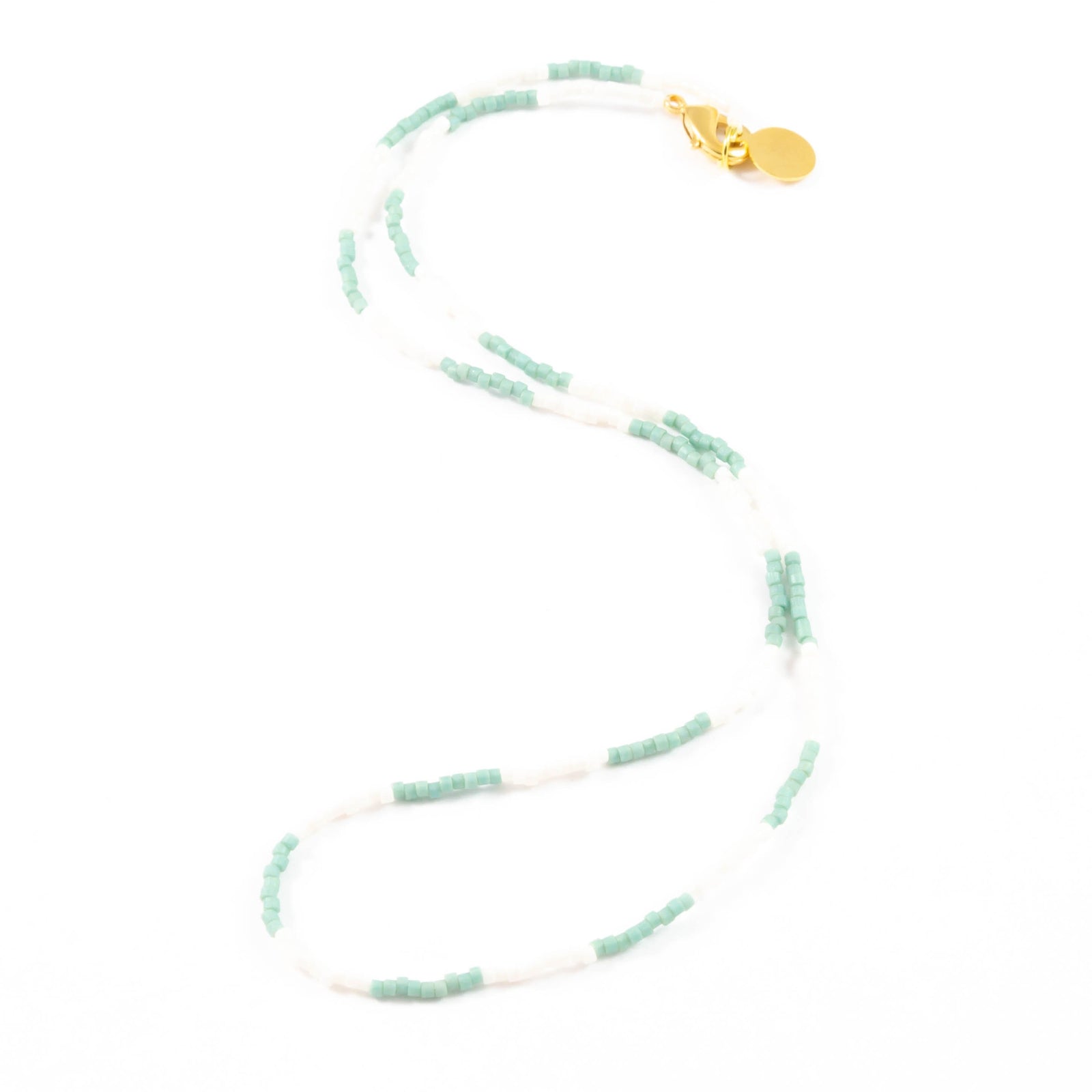 Cucumber Block Wanderlust Necklace