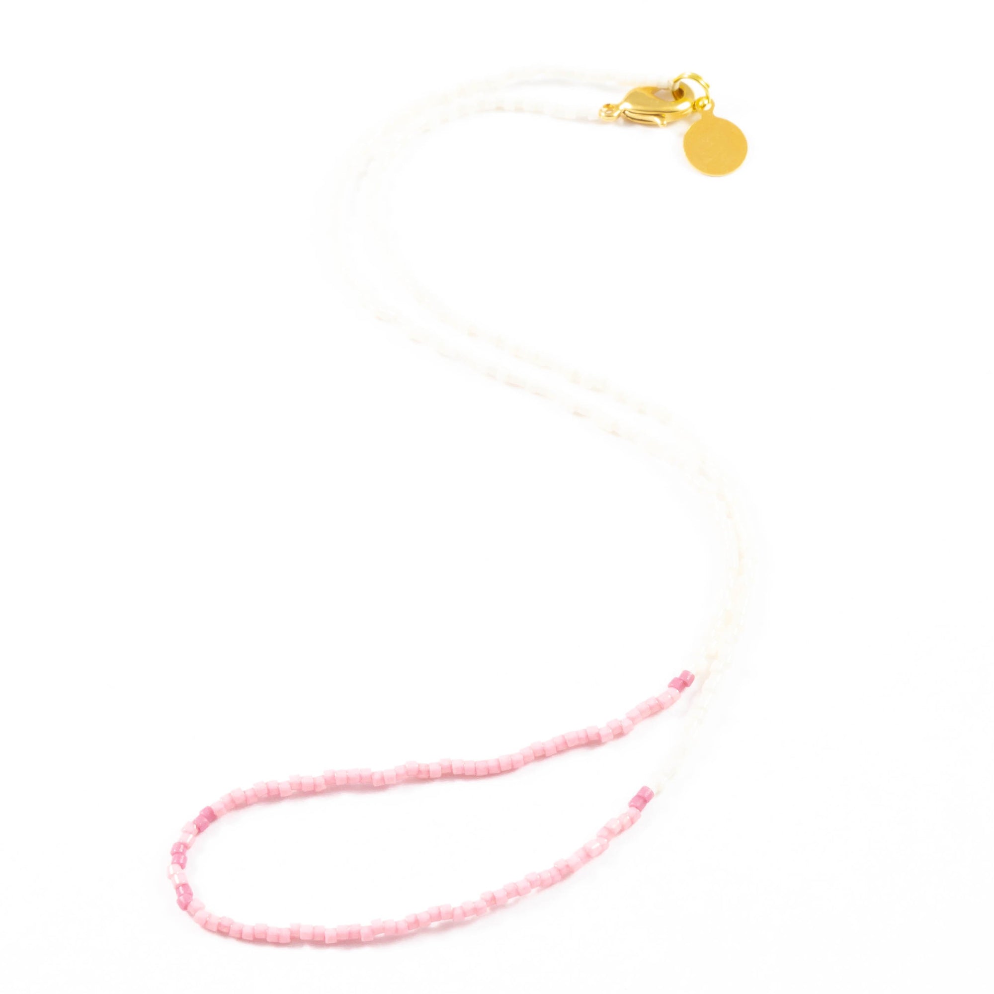 Pinks Day at the Beach Wanderlust Necklace