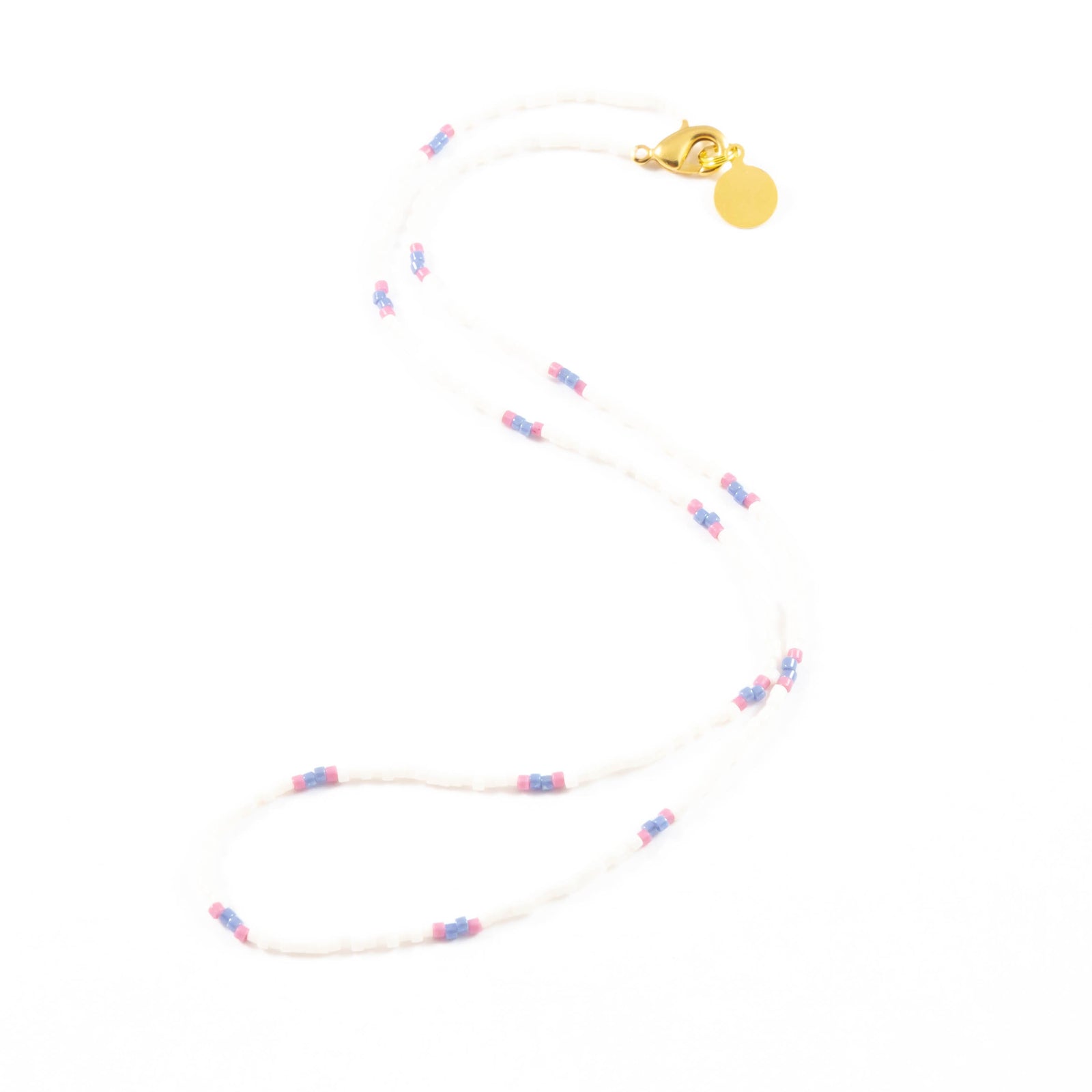 Rose  & Denim Two Tone Do Wanderlust Necklace