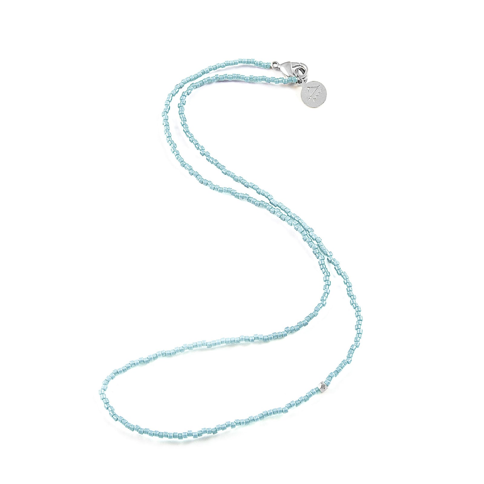 Stormy Ocean One of a Kind Necklace in Silver