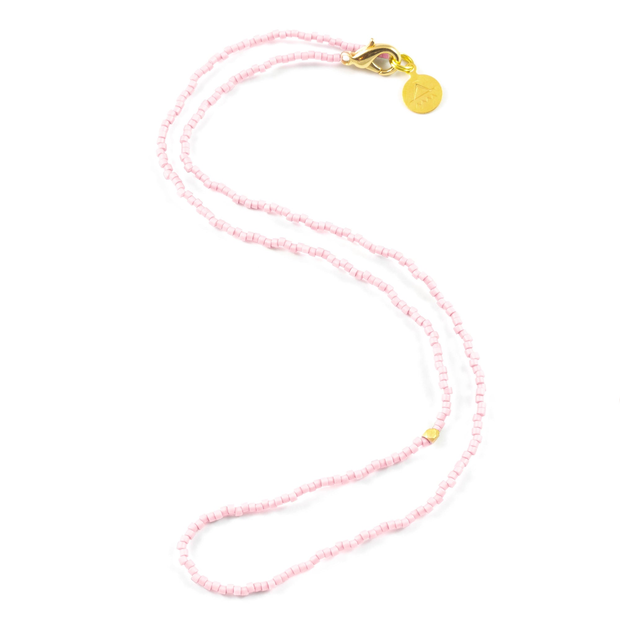 Blush One of a Kind Necklace in Gold