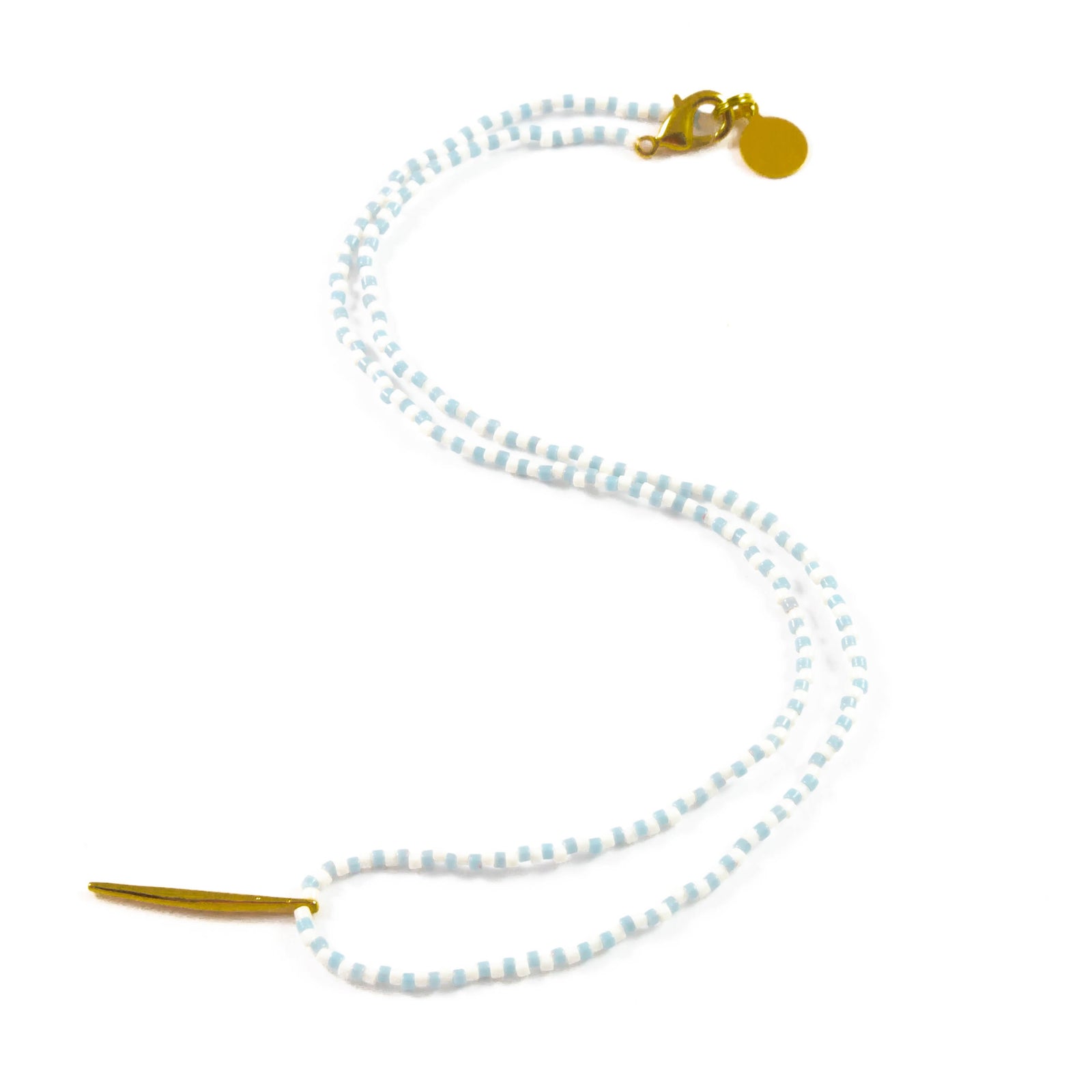 Stormy Ocean Alternating Spike in Gold