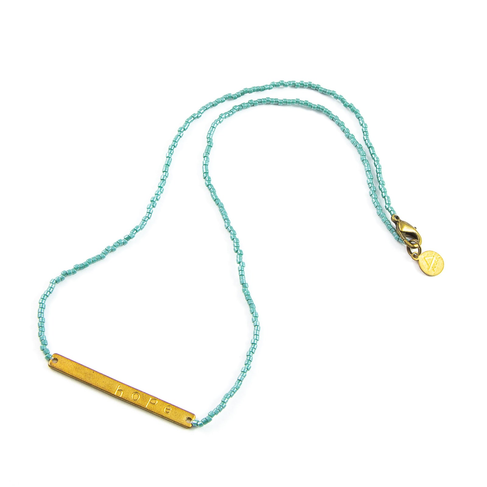 Secret Garden HOPE Bar Necklace