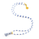 Denim Pattern w/ Denim Mini Tassel