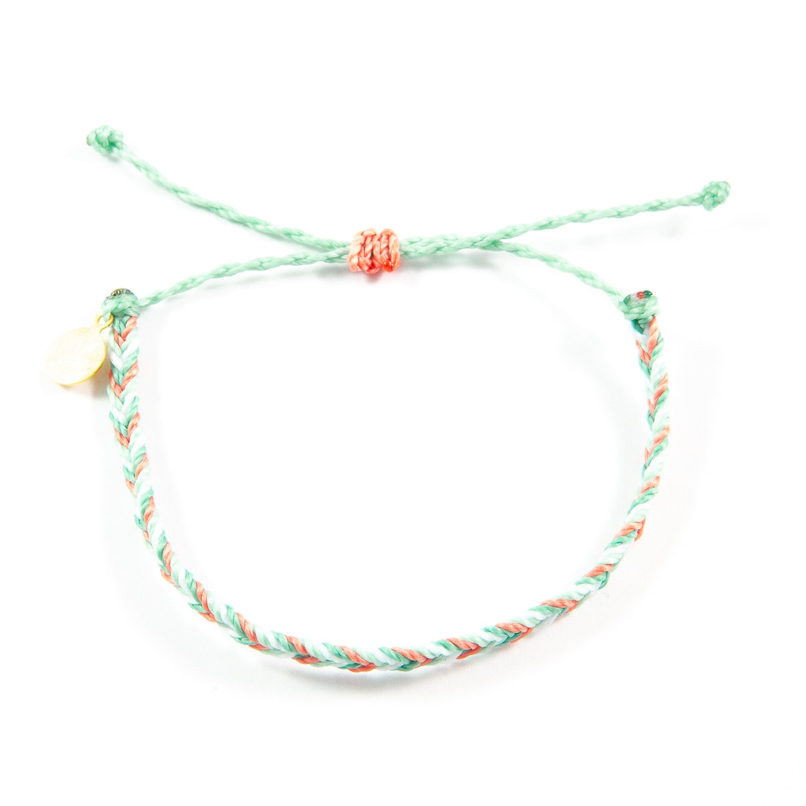 Coral & Secret Garden Chevron Education Bracelet