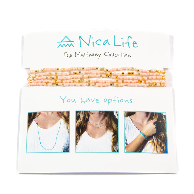 Light Coral & Bright Gold Multiway