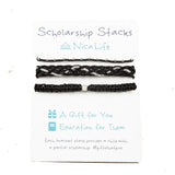 Black & Silver Bracelet Stack