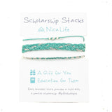 Secret Garden & Silver Bracelet Stack