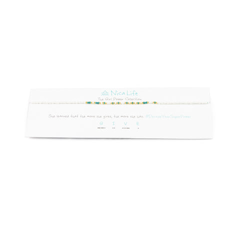 Secret Garden GIVE Morse Code Choker