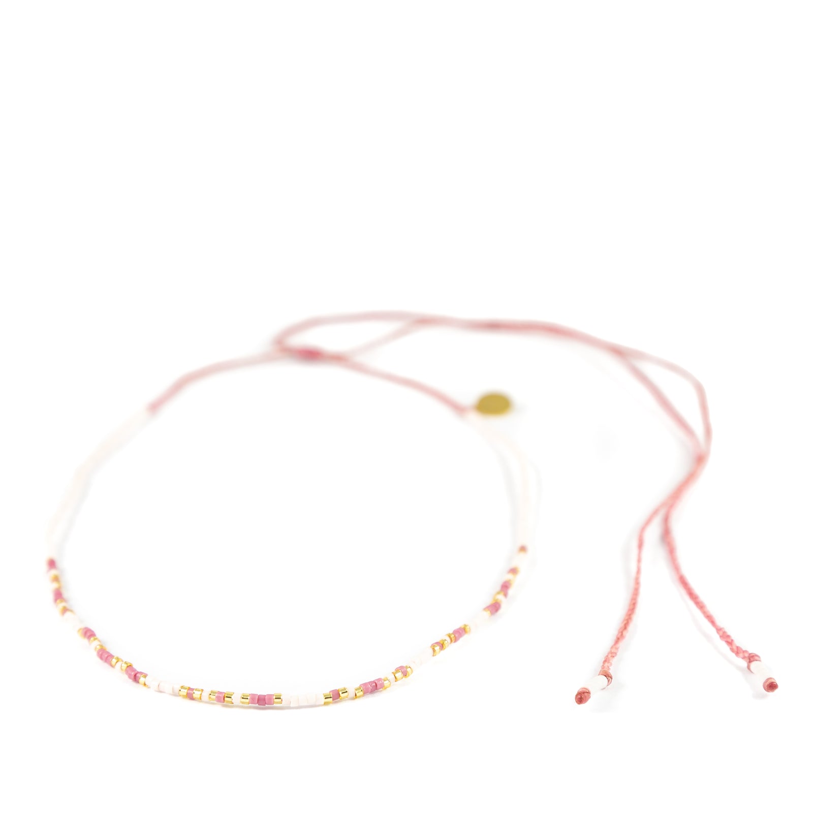Rose COURAGE Morse Code Choker