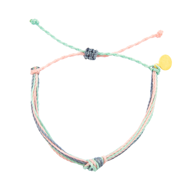 Cucumber, Denim, & Soft Pink Carlos Bracelet