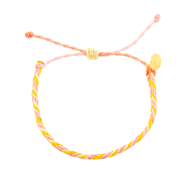 Pink Lemonade Chevron Education Bracelet