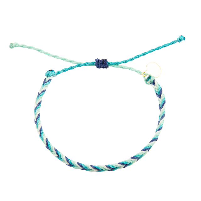 Blues & Teal Chevron Education Bracelet